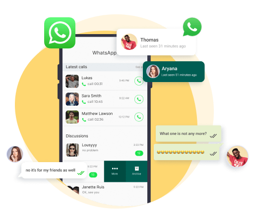 Monitoring Support Team on whatsapp